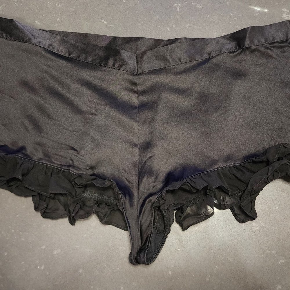 Black silky boy short by Agent Provocateur